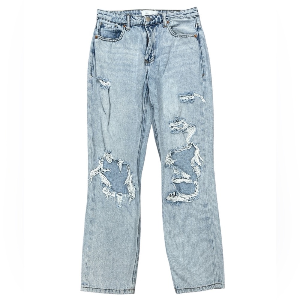 Dear John Distressed Straight Leg Jeans